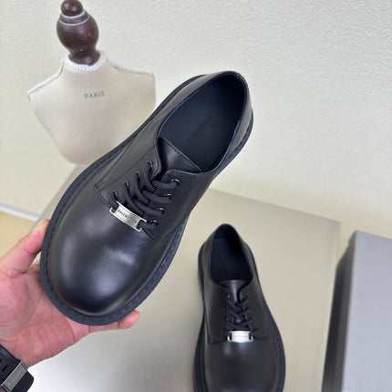 STOMPER DERBY IN BLACK SOFT LAMBSKIN