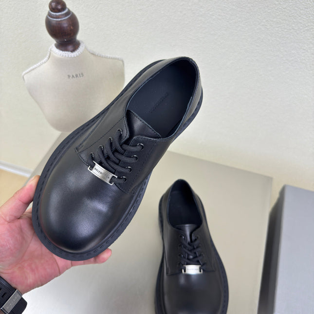 STOMPER DERBY IN BLACK SOFT LAMBSKIN