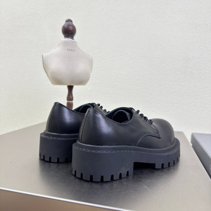 STOMPER DERBY IN BLACK SOFT LAMBSKIN