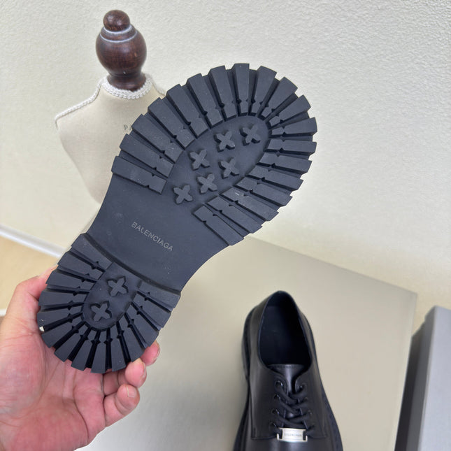 STOMPER DERBY IN BLACK SOFT LAMBSKIN