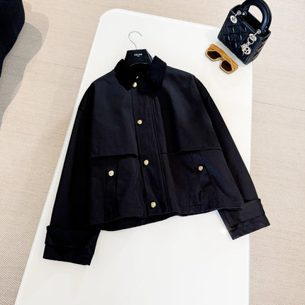 CELINE 25S SHORT-SLEEVE WINDBREAKER 0077