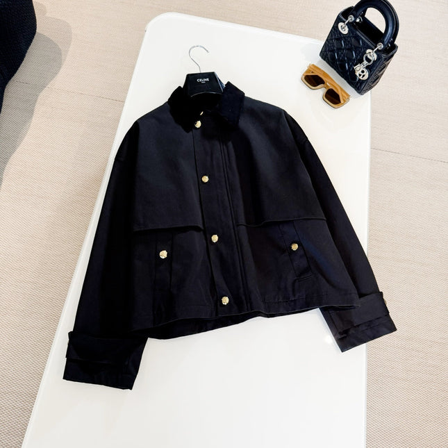 CELINE 25S SHORT-SLEEVE WINDBREAKER 0077