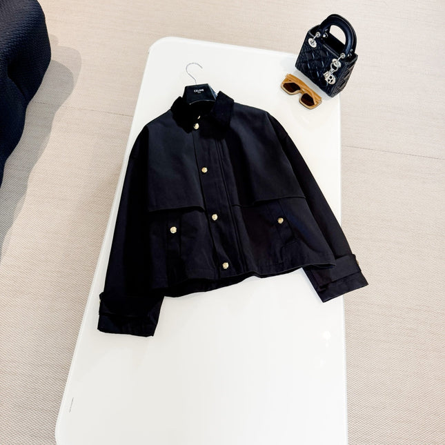 CELINE 25S SHORT-SLEEVE WINDBREAKER 0077