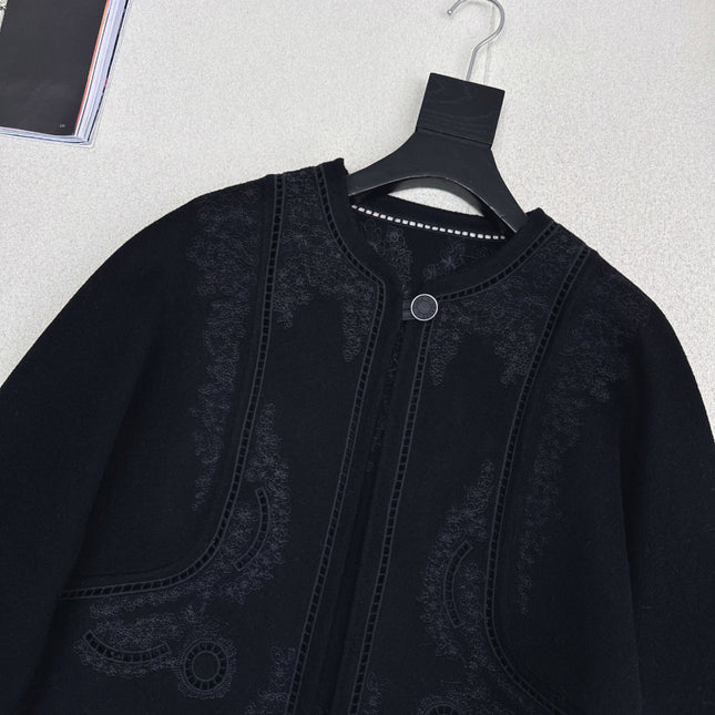 HERMES 25S SHORT CASHMERE COAT 193