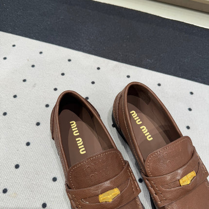 PENNY LOAFERS WITH GOLD COIN IN ALOEWOOD CALFSKIN