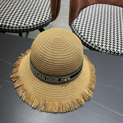 BUCKET HAT IN BEIGE RAFFIA 653605