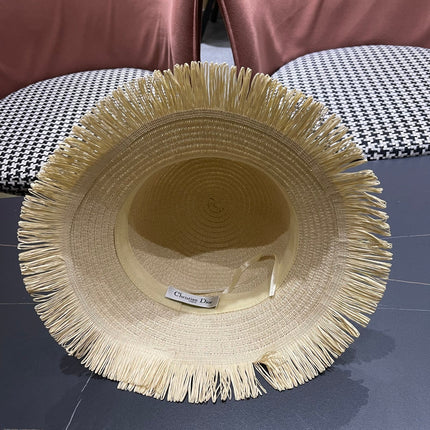 BUCKET HAT IN BEIGE RAFFIA 653607