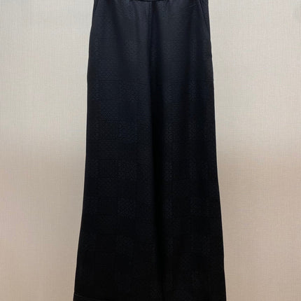 CHANEL 25S STRAIGHT WIDE-LEG PANTS STYLE 155