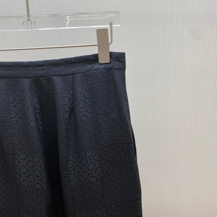 CHANEL 25S STRAIGHT WIDE-LEG PANTS STYLE 155