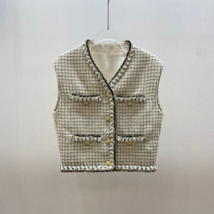 CHANEL 25S TWEED FOUR-POCKET BLAZER 315