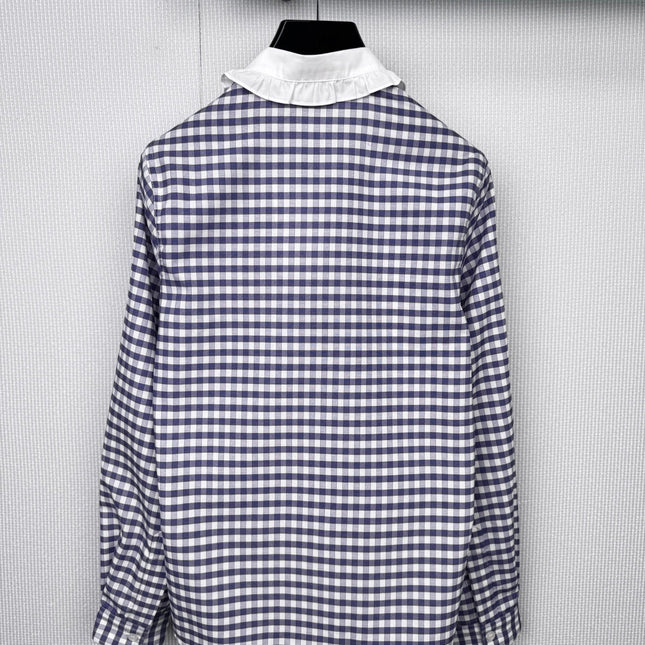 CELINE 25S PLAID SHIRT 0112