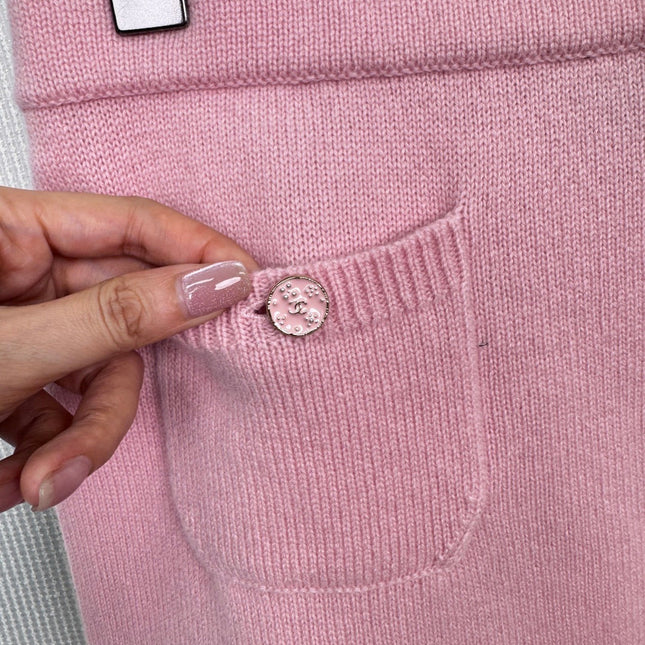 CHANEL 25S KNITTED LACE MIDI SKIRT 414