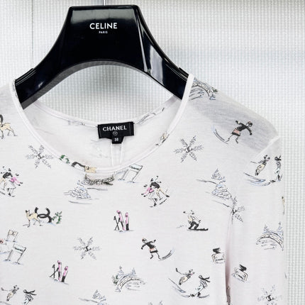 CHANEL 25S LIGHTWEIGHT ROUND-NECK KNIT SWEATER 379