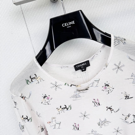 CHANEL 25S LIGHTWEIGHT ROUND-NECK KNIT SWEATER 379