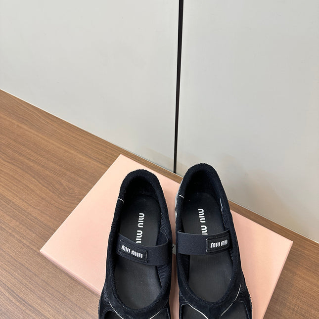 THONG SANDALS IN BLACK SUEDE MIX TECH FABRIC