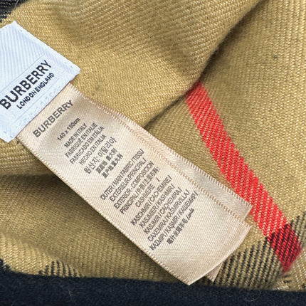 BURBERRY 25S PLAID KNITTED SCARF 127