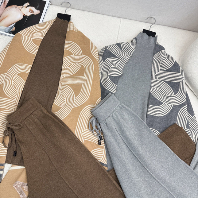 HERMES 25S THREE-PIECE KNIT SET 222