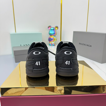 BALENCIAGA 25S SNEAKERS IN BLACK LEATHER