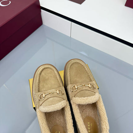 HORSEBIT LOAFERS IN TORTILLA BROWN SUEDE