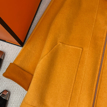 HERMES 25S REVERSIBLE LONG CASHMERE COAT 244