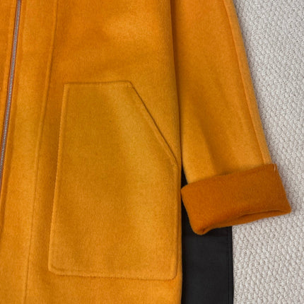 HERMES 25S REVERSIBLE LONG CASHMERE COAT 244
