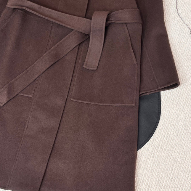 HERMES 25S REVERSIBLE LONG CASHMERE COAT 237