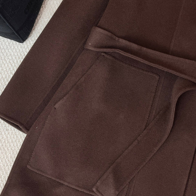 HERMES 25S REVERSIBLE LONG CASHMERE COAT 237