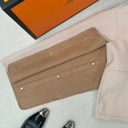 HERMES 25S LUXURY CASHMERE COAT 218