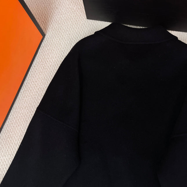 HERMES 25S SHORT CASHMERE COAT 211