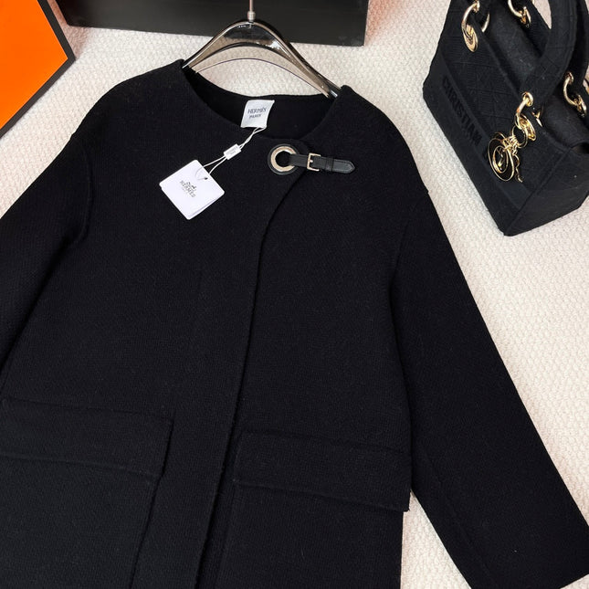 HERMES 25S CASHMERE COAT 196