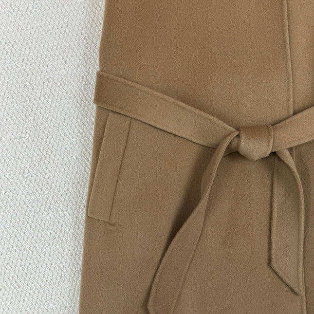 HERMES 25S LONG SLEEVELESS CASHMERE VEST 189