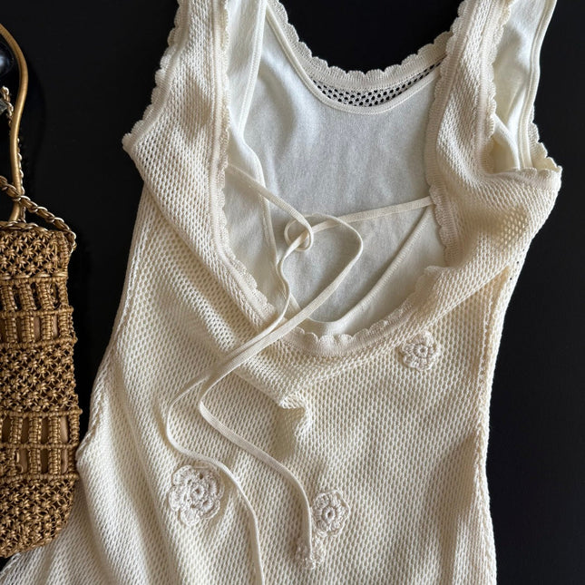 BACKLESS LONG DRESS 25S IN SOFT LACE  267134