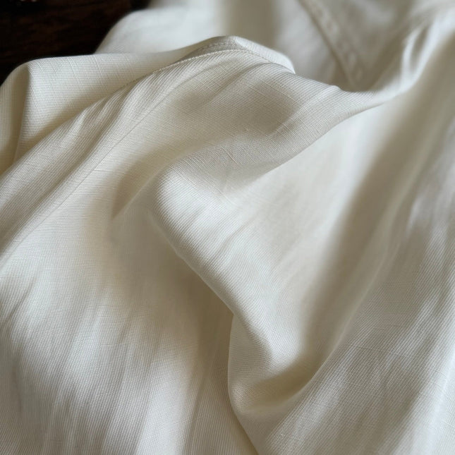 POLO COLLAR PINAFRORE DRESS 25S IN LINEN 267128