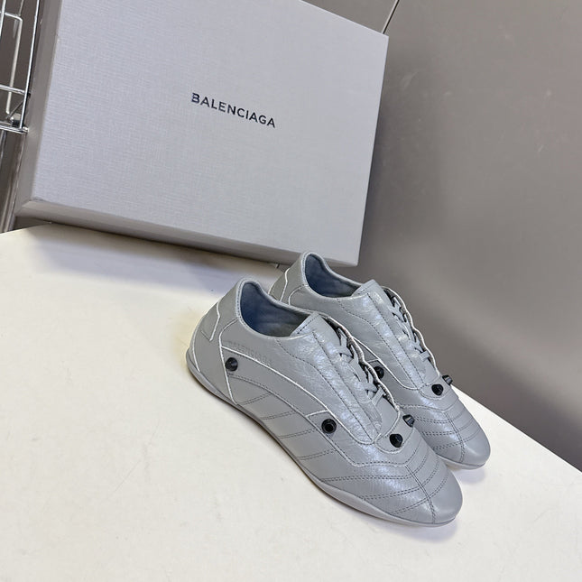 BALENCIAGA 25S SNEAKER IN GREY CALFSKIN