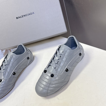 BALENCIAGA 25S SNEAKER IN GREY CALFSKIN