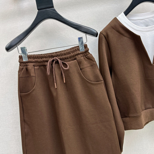 ALO SWEATSHIRT & SKIRT SET STYLE 92