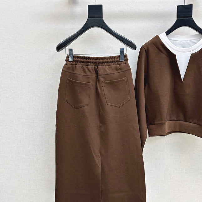 ALO SWEATSHIRT & SKIRT SET STYLE 92