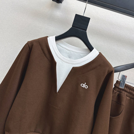 ALO SWEATSHIRT & SKIRT SET STYLE 92