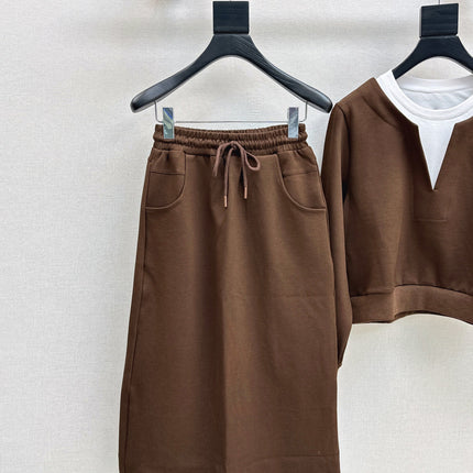 ALO SWEATSHIRT & SKIRT SET STYLE 92