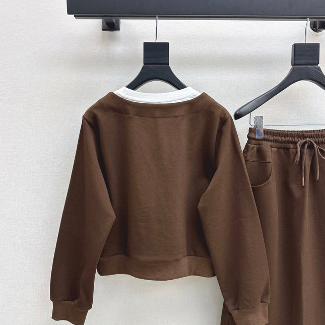 ALO SWEATSHIRT & SKIRT SET STYLE 92