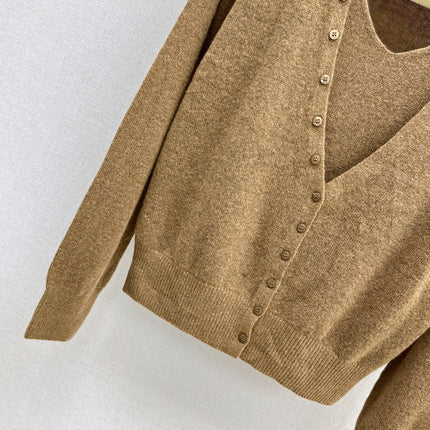 HERMES 25S V-NECK SWEATER 246