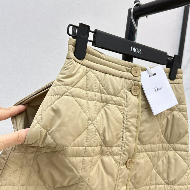 DIOR 25S QUILTED SHORT SKIRT 524