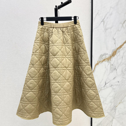DIOR 25S LONG QUILTED SKIRT 526