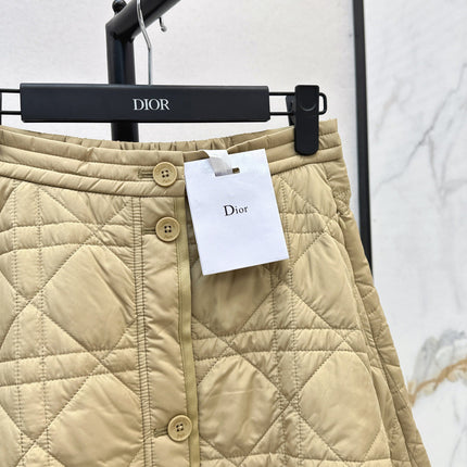 DIOR 25S LONG QUILTED SKIRT 526