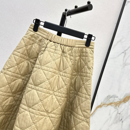 DIOR 25S LONG QUILTED SKIRT 526
