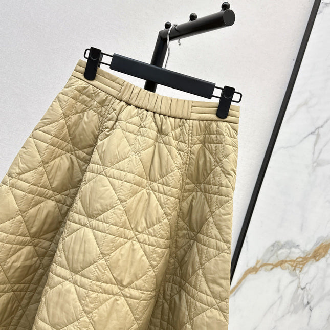 DIOR 25S LONG QUILTED SKIRT 526