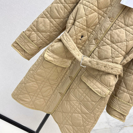 DIOR 25S LONG STAND COLLAR COAT 531