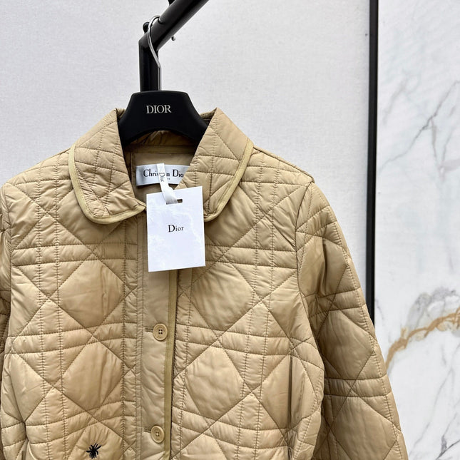 DIOR 25S LONG STAND COLLAR COAT 531