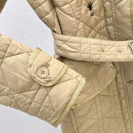 DIOR 25S LONG STAND COLLAR COAT 531