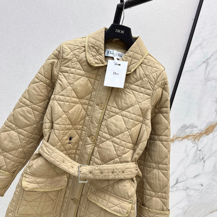 DIOR 25S LONG STAND COLLAR COAT 531